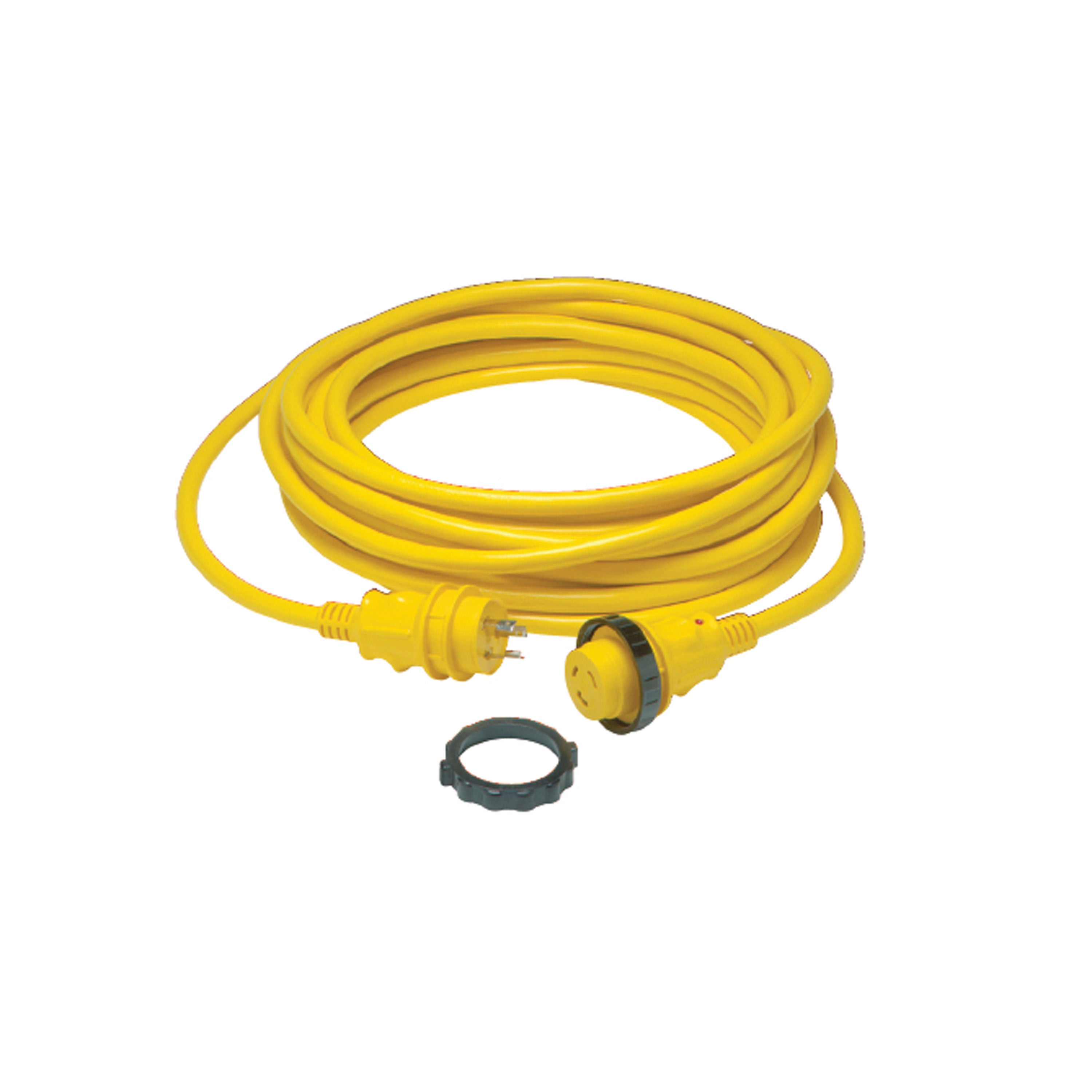 Marinco 199119 30 Amp Cordset with LED Ergo Grip - 50 ft.