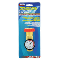 Valterra A01-1124VP Brass Water Regulator/Gauge Combo (Carded)