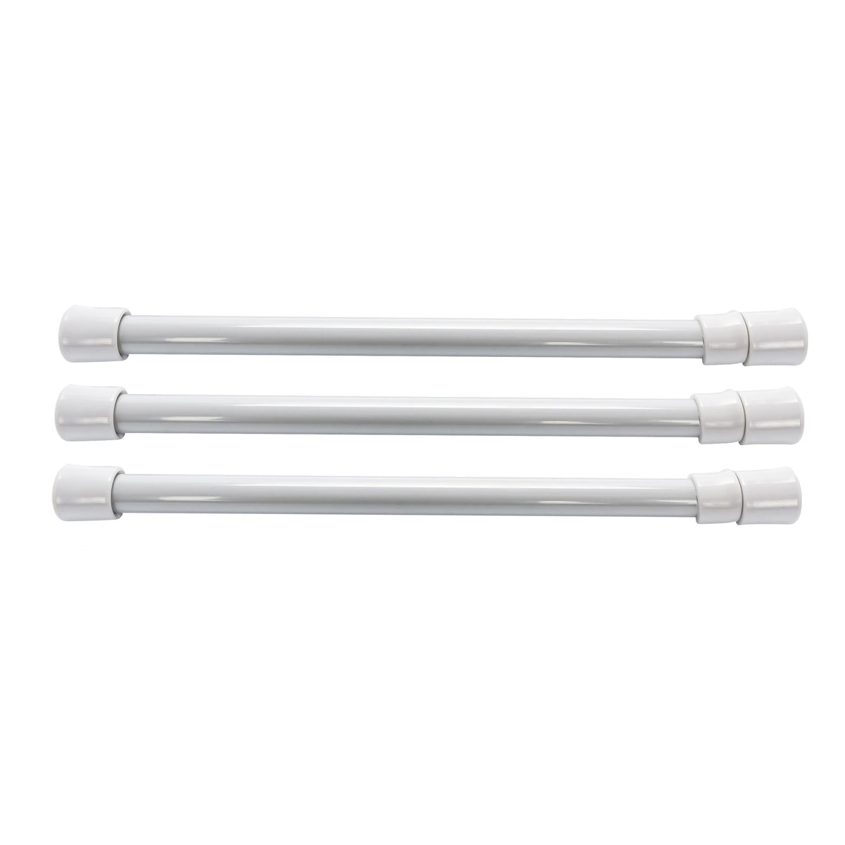 Camco 44065 Cupboard Bars 10" to 17" - Gray, Pack of 3