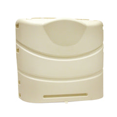 Camco 40532 Heavy-Duty Propane Tank Cover for 30 lb. Steel Double Tanks - Deluxe, Colonial White