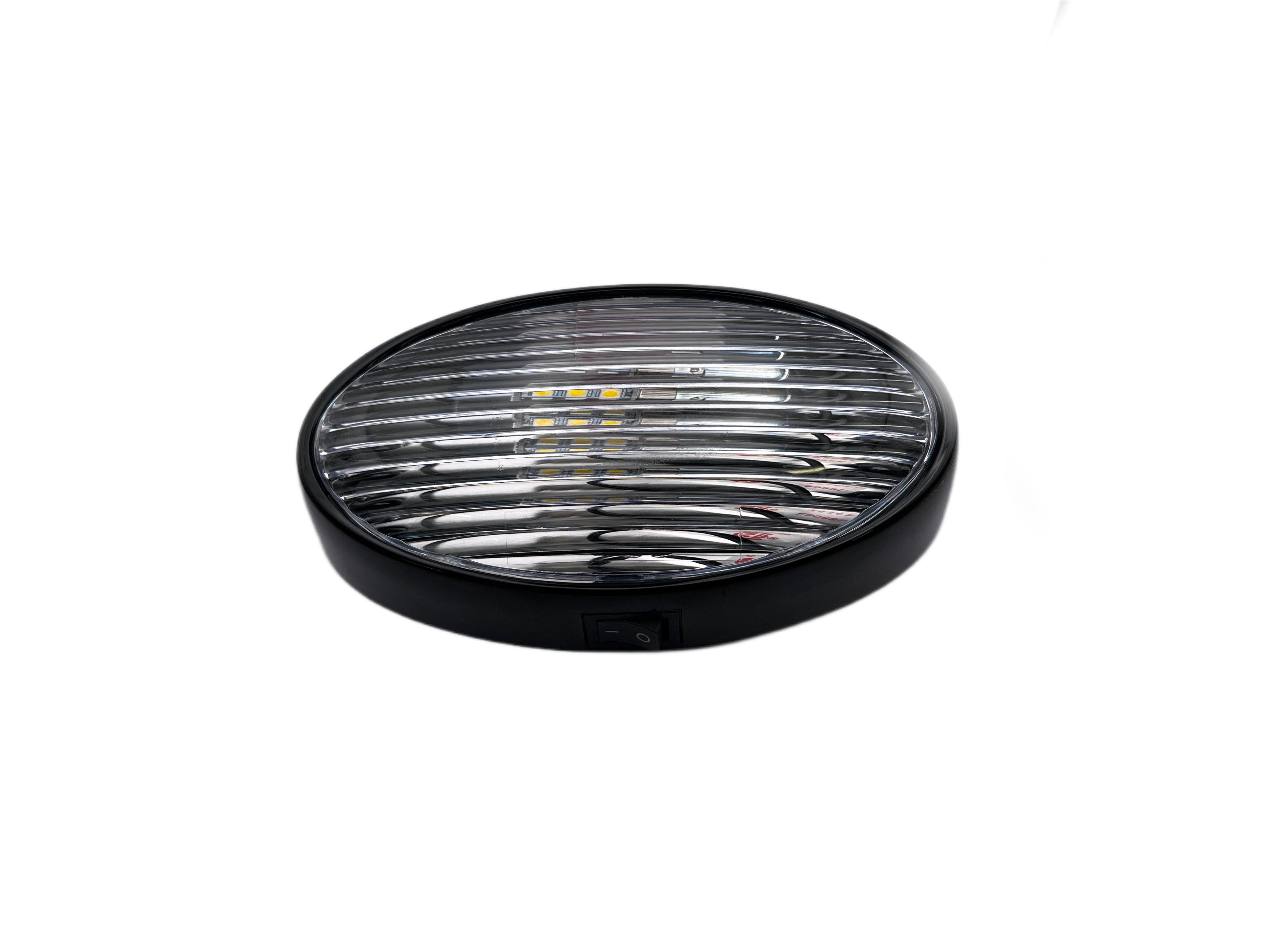 RV Designer L860 LED Oval Porch Light with On/Off Switch