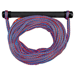 Full Throttle 340500-100-999-21 Ski Rope - 1-Section, 75', Red/Blue