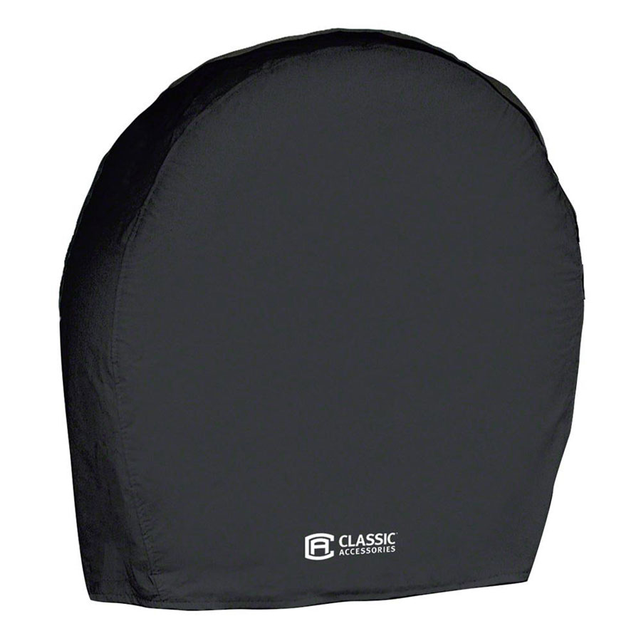 Classic Accessories 80-243 Dual Axle Wheel Cover - Large, Black