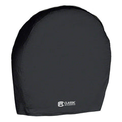 Classic Accessories 80-243 Dual Axle Wheel Cover - Large, Black
