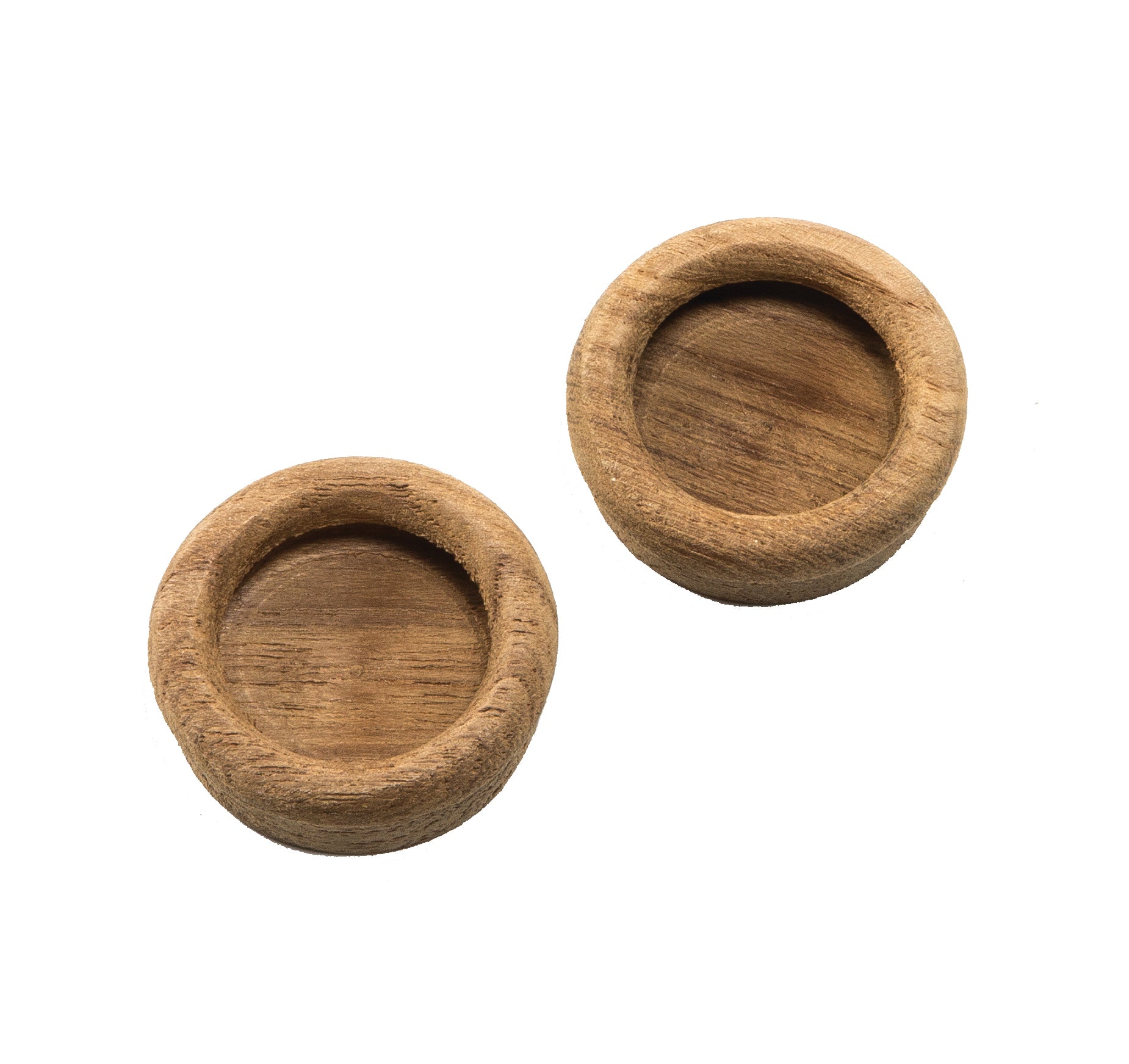 Whitecap 60127-A Teak Round Drawer Pull 1-3/8" - 2-Pack