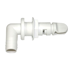 T-H Marine AHV-92-DP Aerator Spray Head, 90 Degree Fixed Flange - White