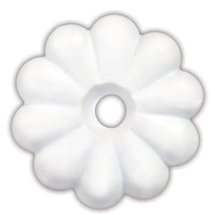 JR Products 20455 Plastic Rosette, Pack of 14 - White