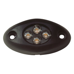 Innovative Lighting 004-5000-7 Surface Mount 4-LED Courtesy Light - White, Black Case