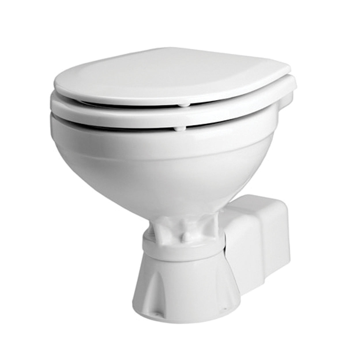 Johnson Pump 80-47231-01 Compact Electric Quiet Flush Toilet