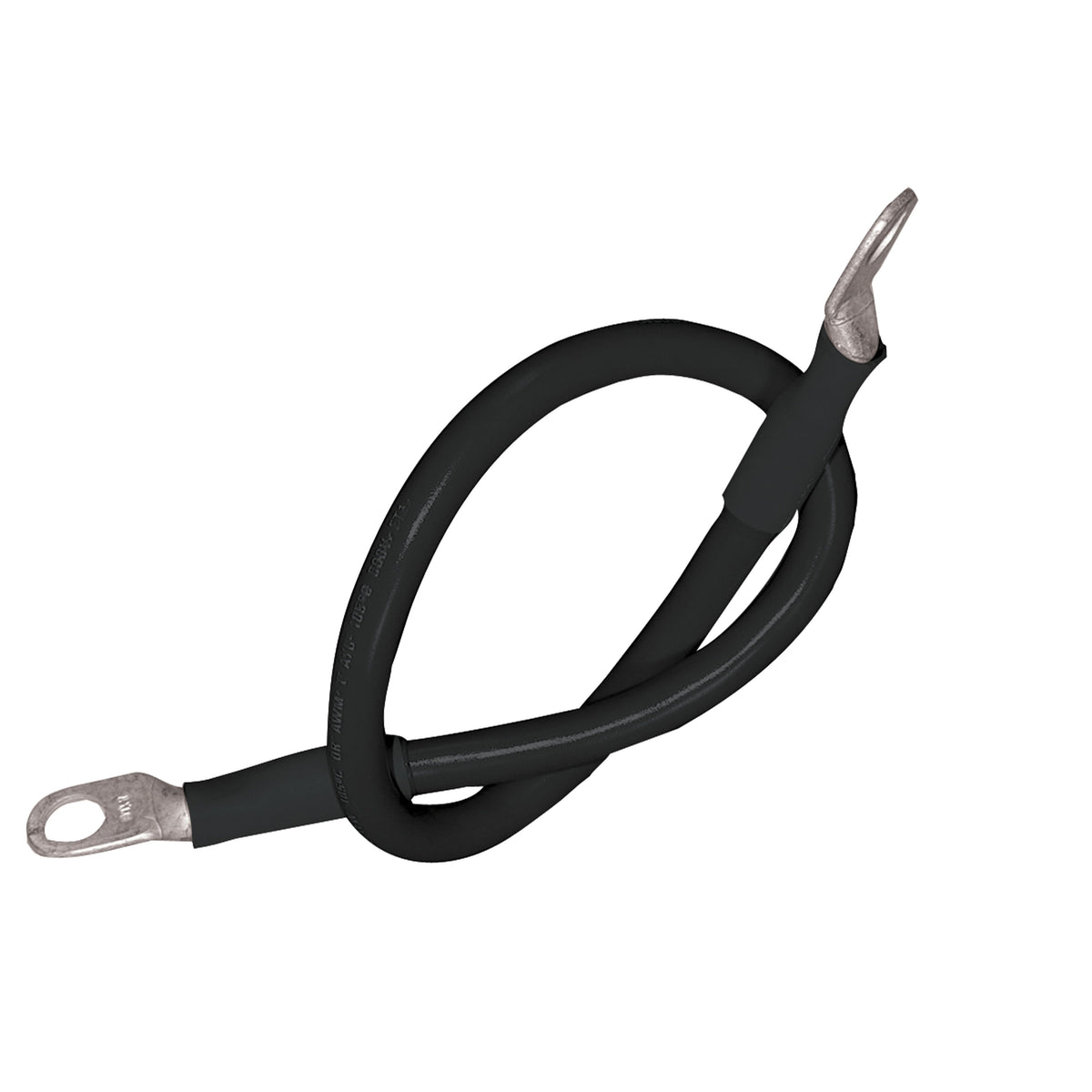 Ancor 189146 Premium Battery Cable Assembly - #2 AWG, Black, 5/16" Stud, 48" Length