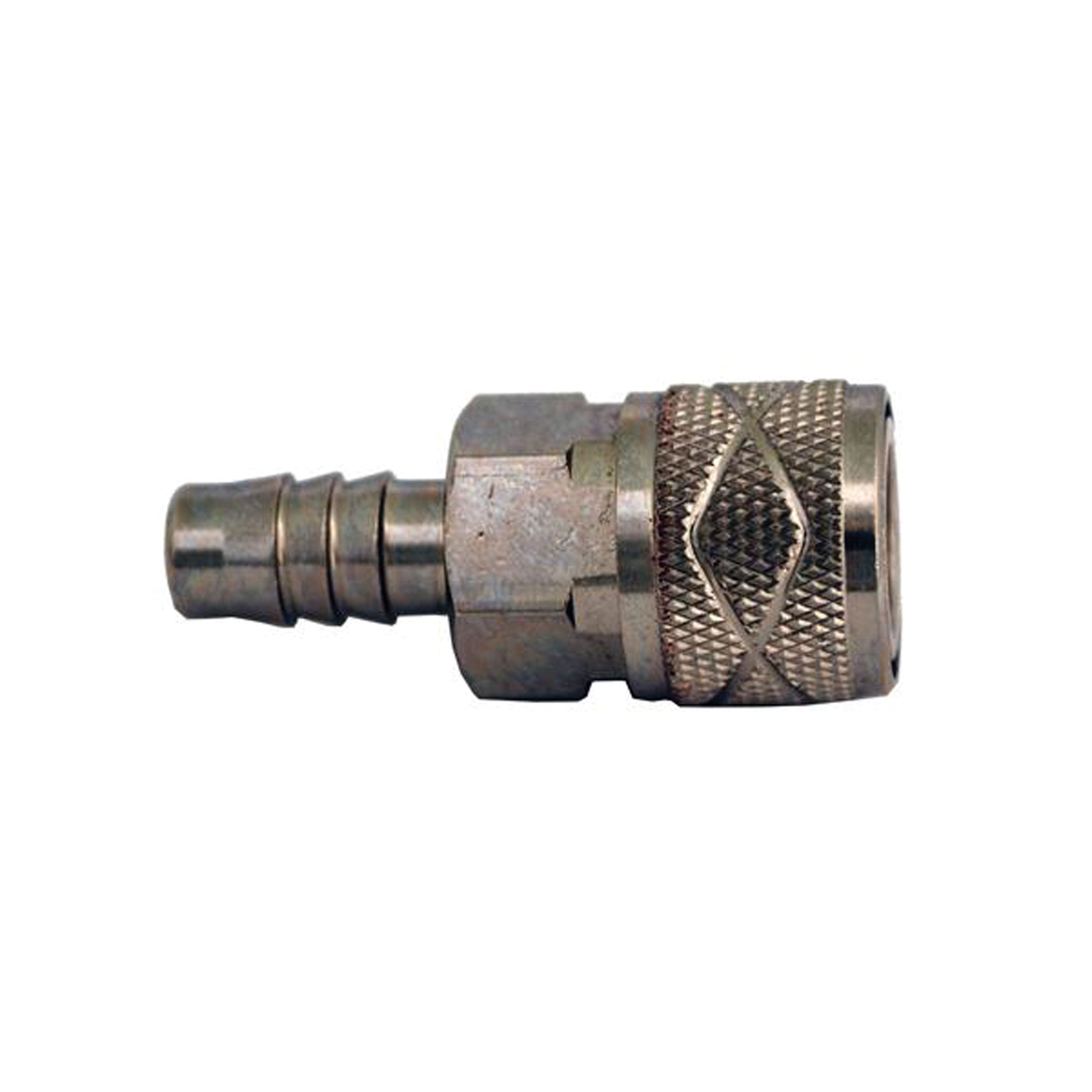 Attwood 88FTS014-6 Suzuki Fuel Hose Fitting - Under 75 HP, Female 3/8 in. Barb, Chrome-Plated Brass