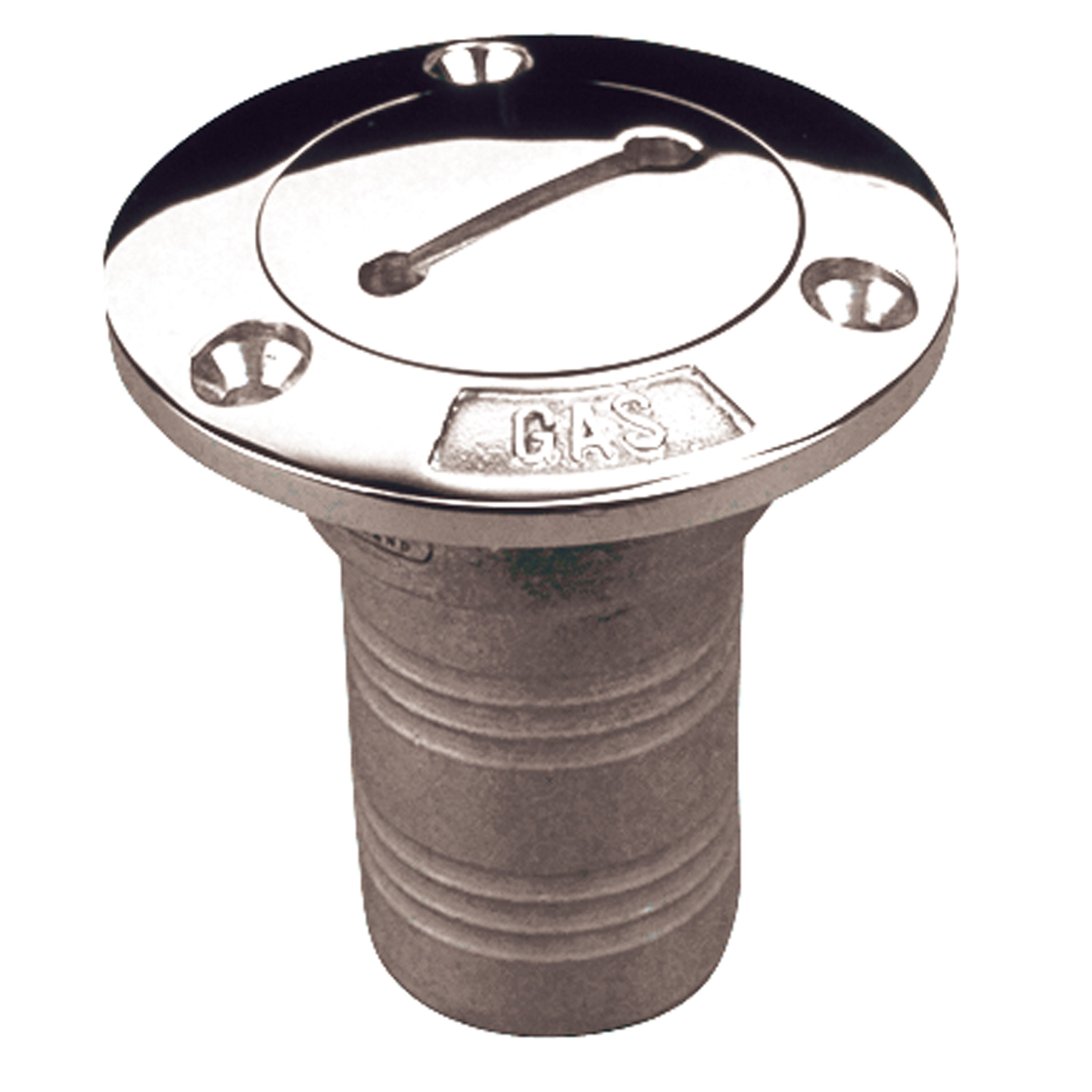 Sea-Dog 351320-1 Stainless Steel Hose Deck Fill - 1-1/2" Hose, "Gas"