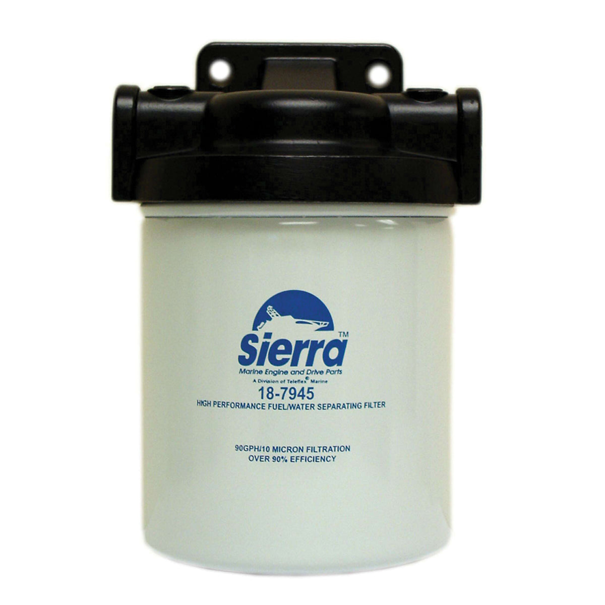 Sierra 18-7982-1 10 Micron Aluminum Fuel/Water Separator Kit - 1/4", Tall
