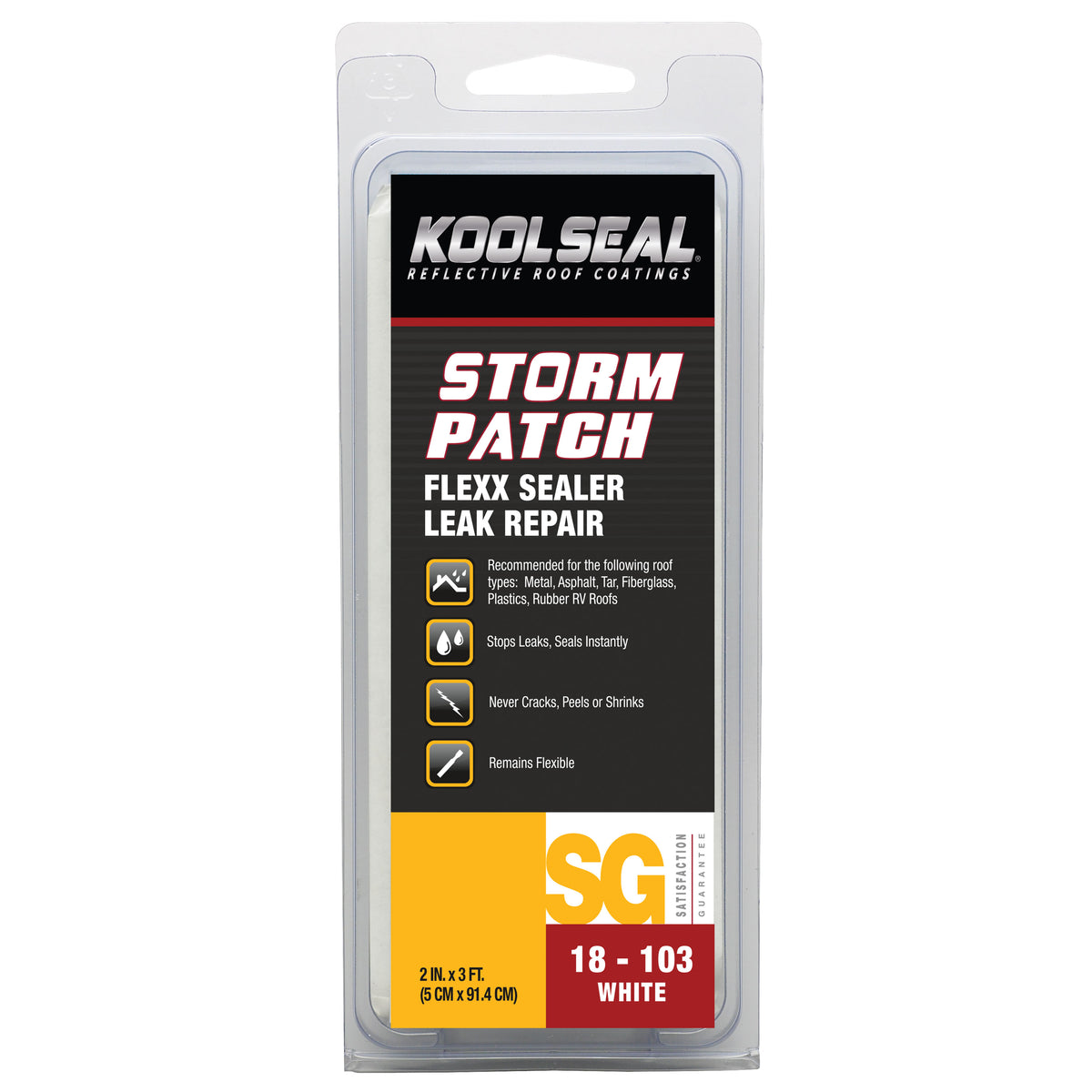 Kool Seal KS0018103-99 Storm Patch Flexx Sealer - 2 in. x 3 ft.