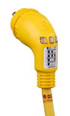 Marinco 1RPCSP Marine Surge & Safety Locking Pigtail Adapter - 30A 125V Male to 30A 125V Female