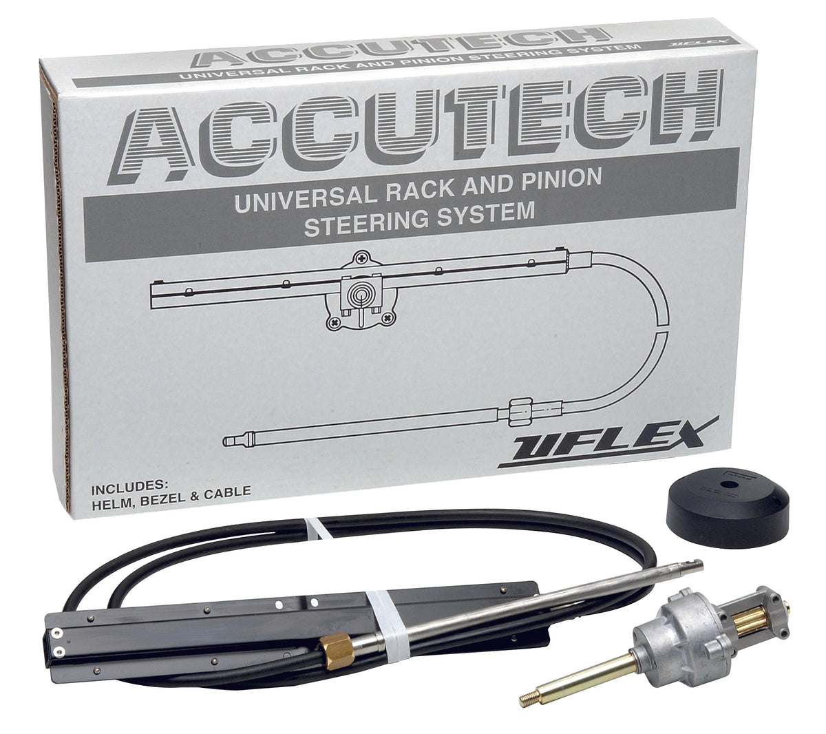 Uflex ACCUTECH19 Accutech Rack Steering System - 19' Kit