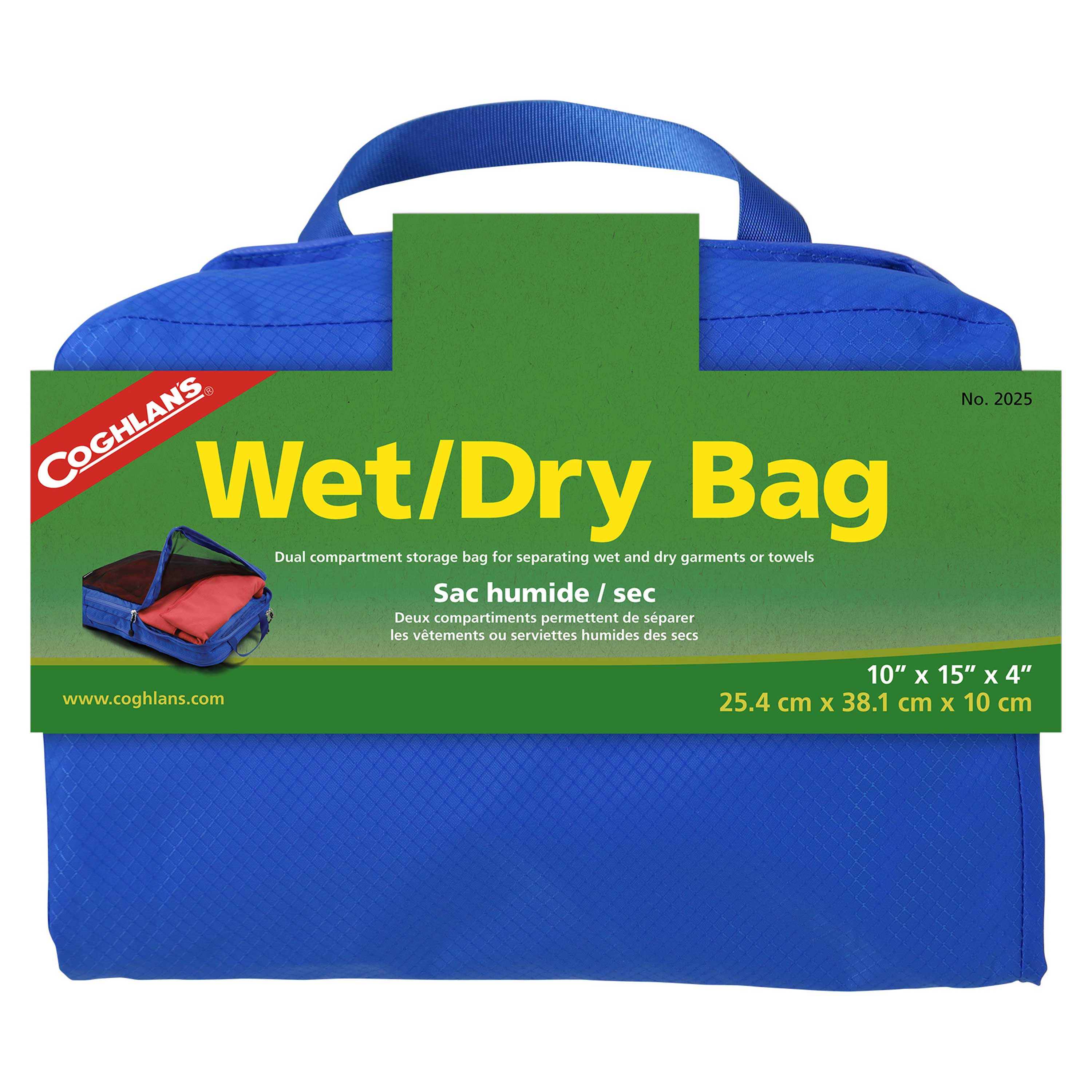 Coghlan's 2025 Wet/Dry Dual Compartment Storage Bag