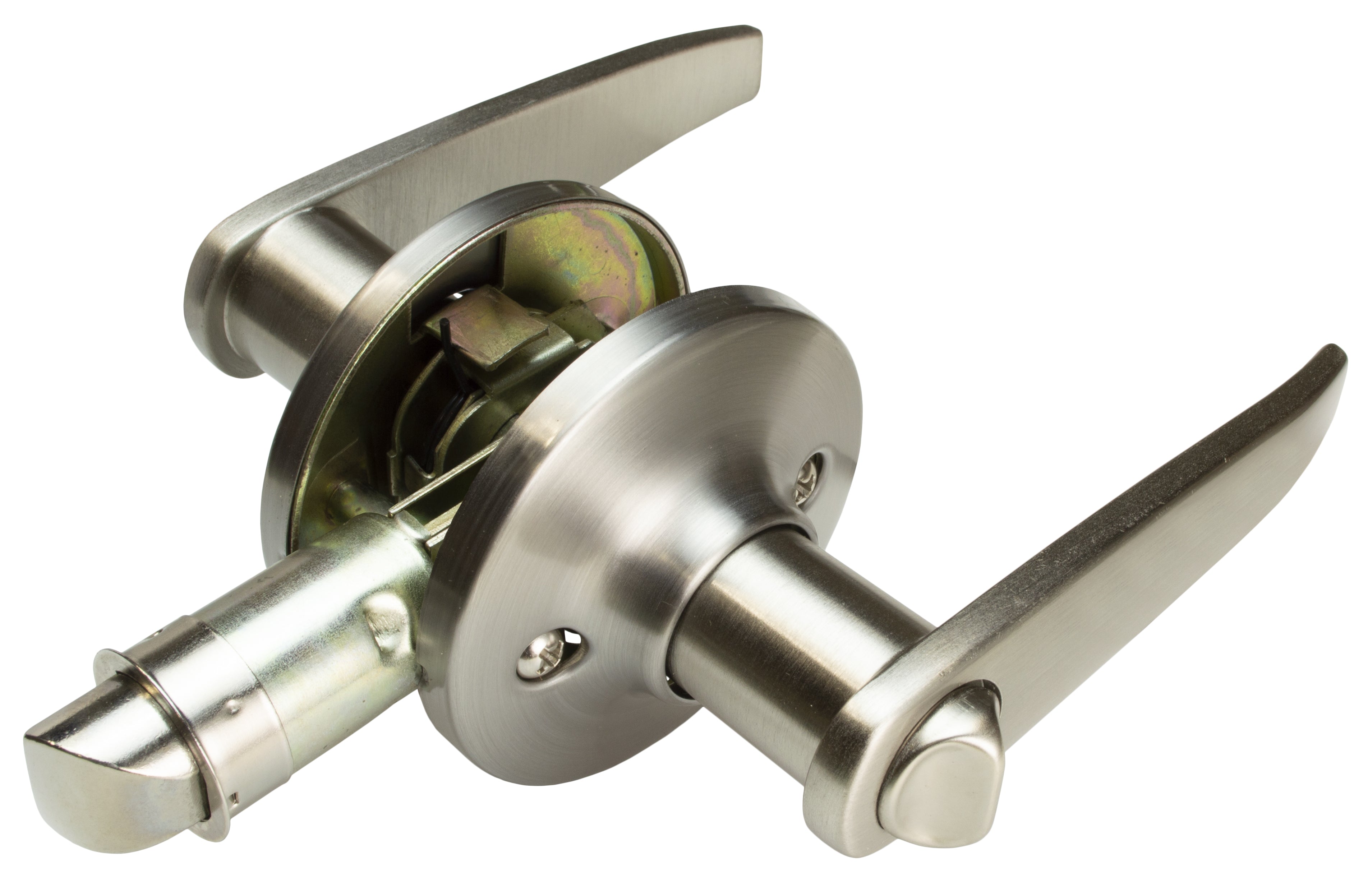 Creative Products Group LSL-707PV-BSN Locking Leverset - Brushed Satin Nickel