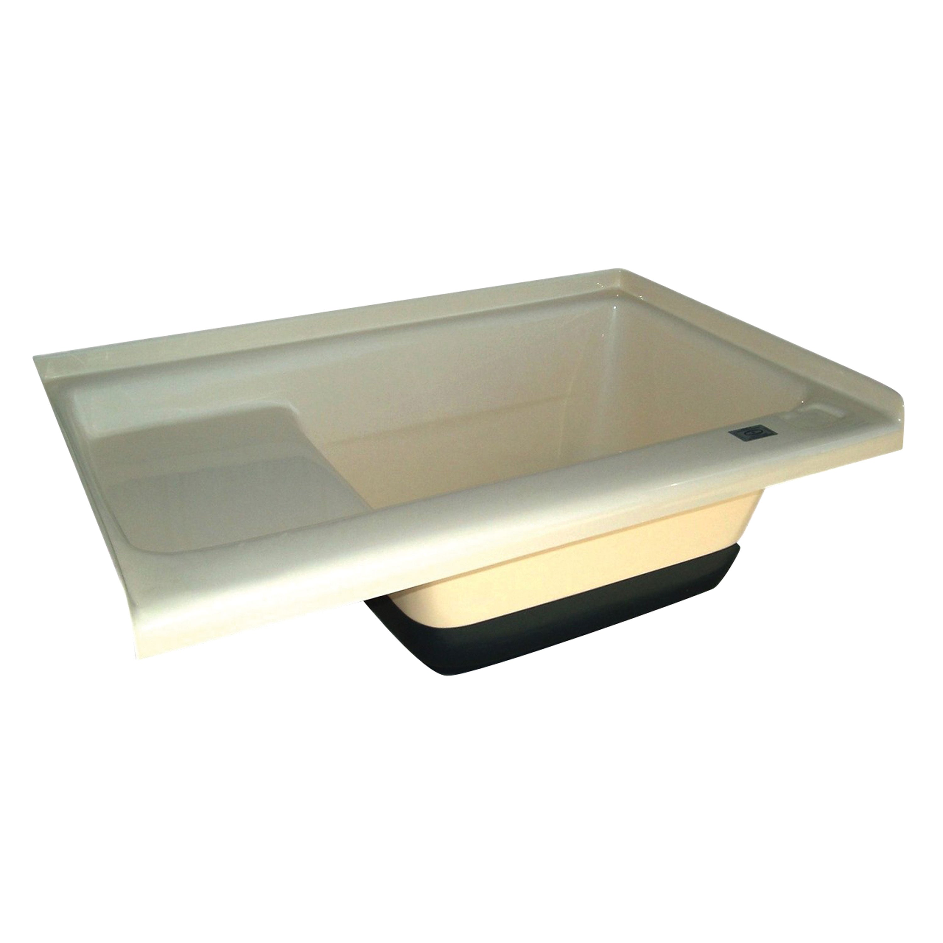 Icon 00475 Sit-In Step Tub with Right Hand Drain TU500RH - Colonial White