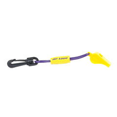 Airhead W-1 Safety Whistle on Floating Lanyard - Purple/Yellow