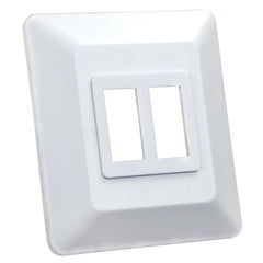 JR Products 13615 Switch Base and Face Plate - Double