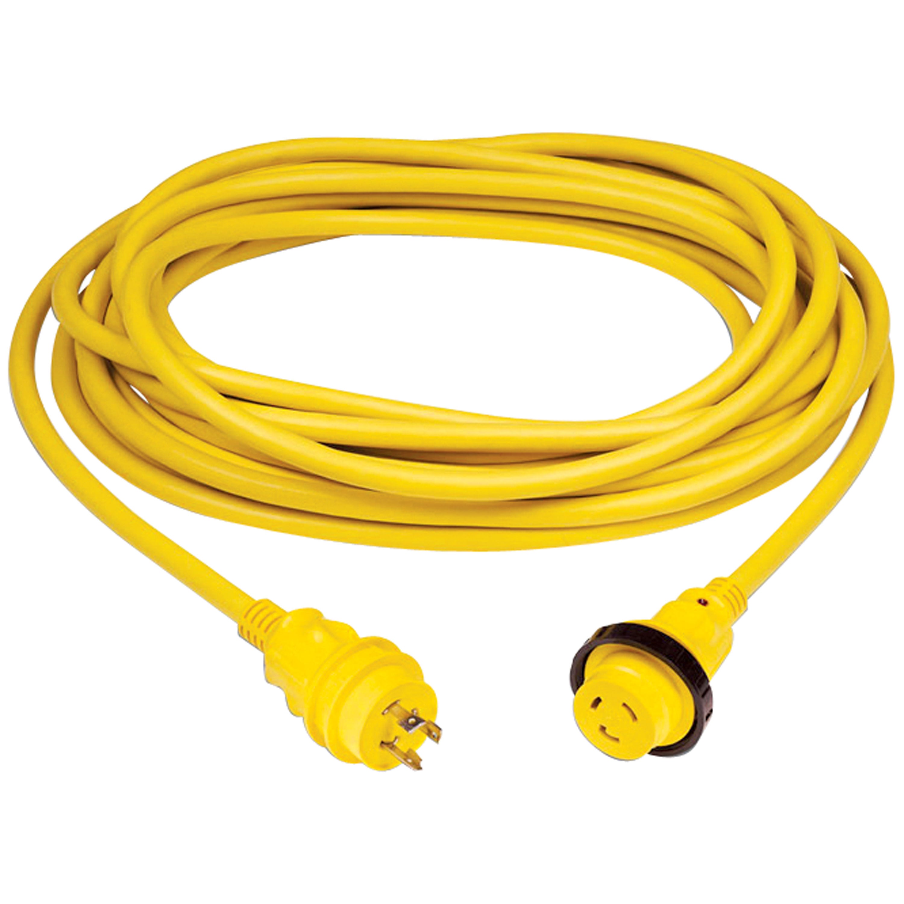 Marinco 199116 30 Amp Cordset with LED Ergo Grip - 12'