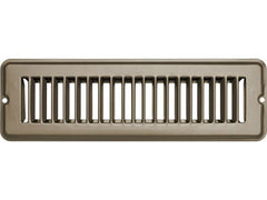 RV Designer H870 Metal Undampered Vent Register - 2" x 10", Tan