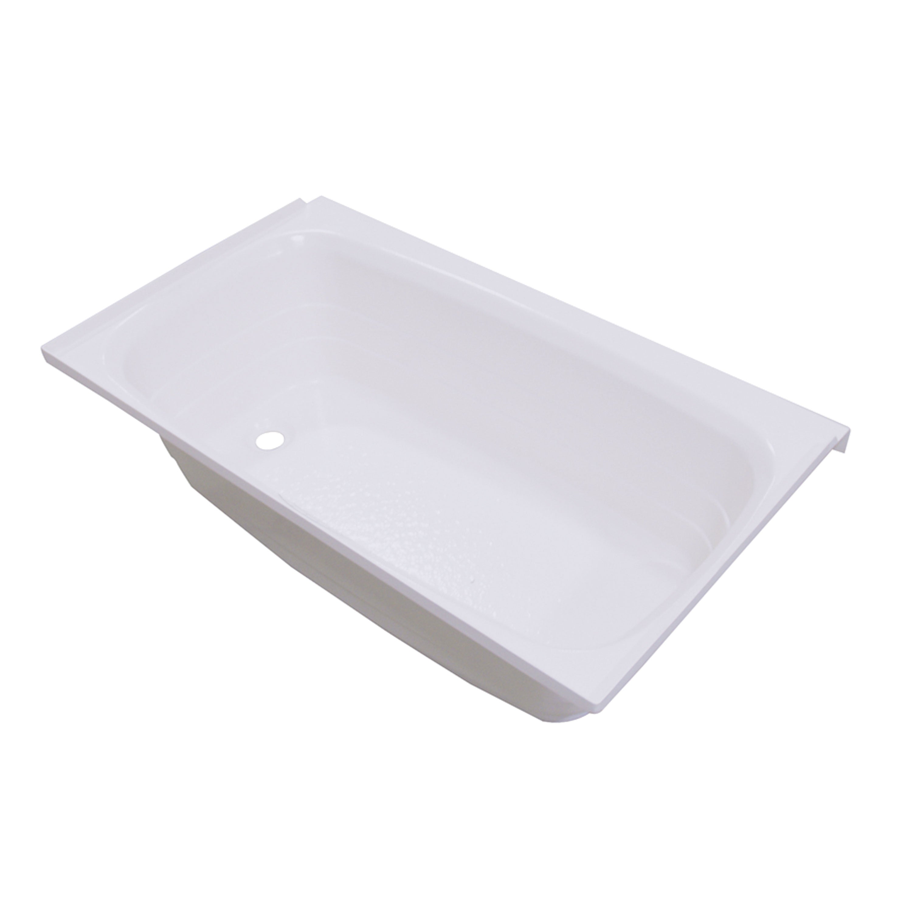 Lippert 209673 ABS Acrylic Bathtub with Left Drain - 24" x 40", White