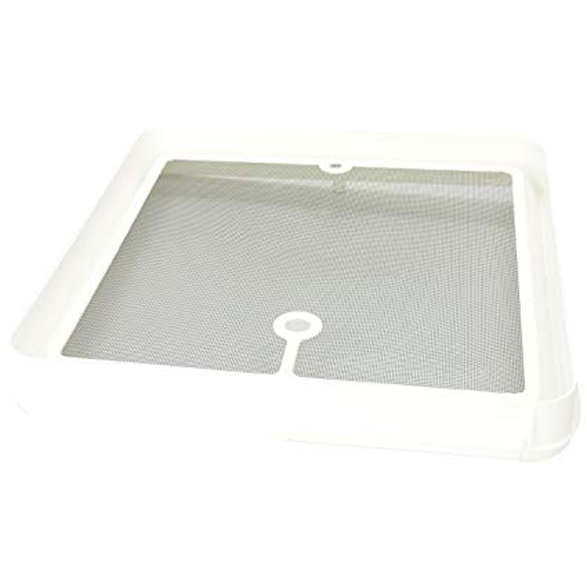 Heng's JRP1124R Radius Corner Screen for Jensen Roof Vents - White