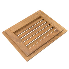Whitecap 60712 Teak Louvered Insert - 7-1/2" x 9-1/8" x 3/4"