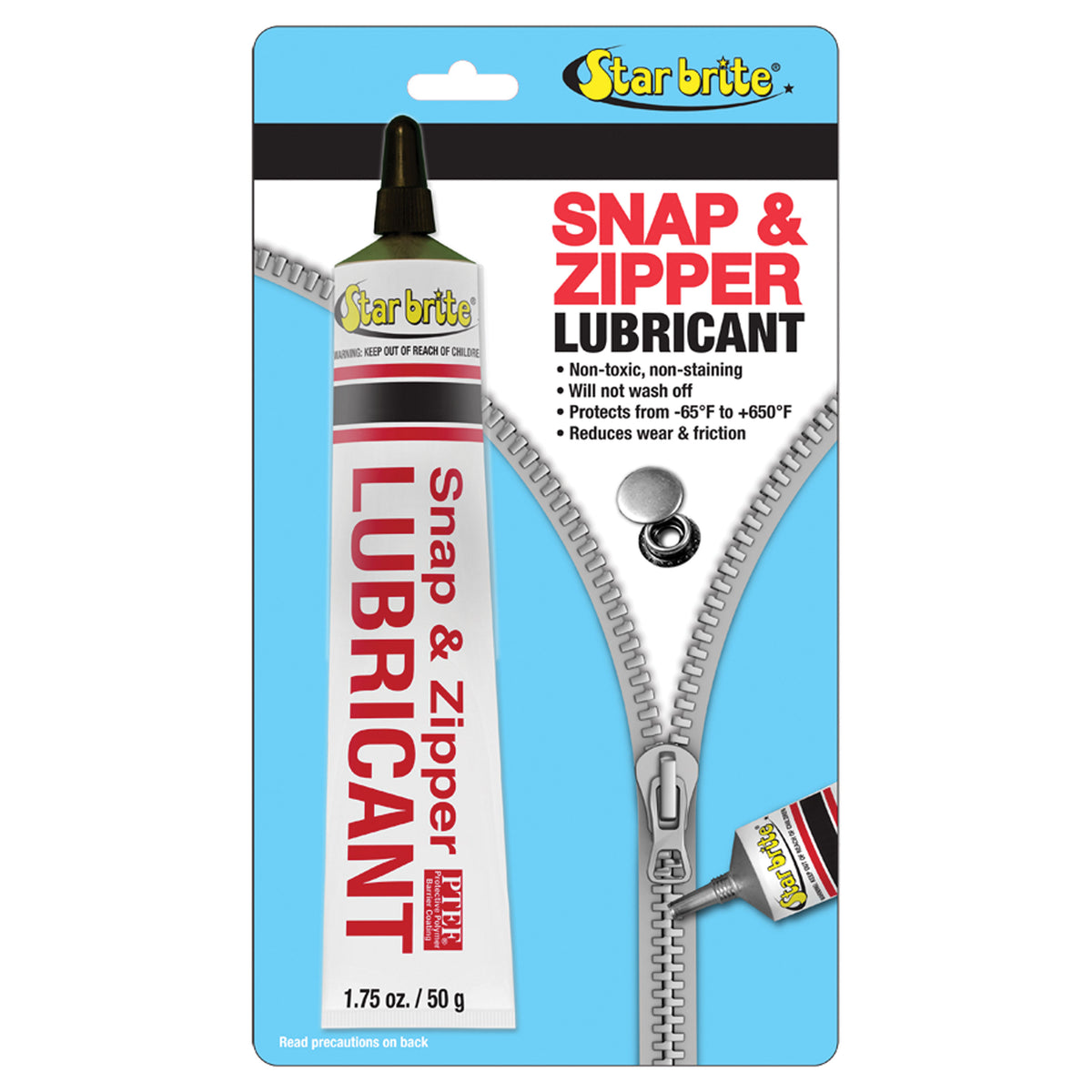 Star brite 089102 Snap and Zipper Lubricant - 2 oz.