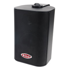Boss Audio Systems MR4.3B 3-Way 200W Marine Box Speakers - 4", Black Pair