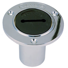 Perko 1270DPGCHR Chrome-Plated Gas Fill with Black Polymer Cap for 1-1/2" Hose