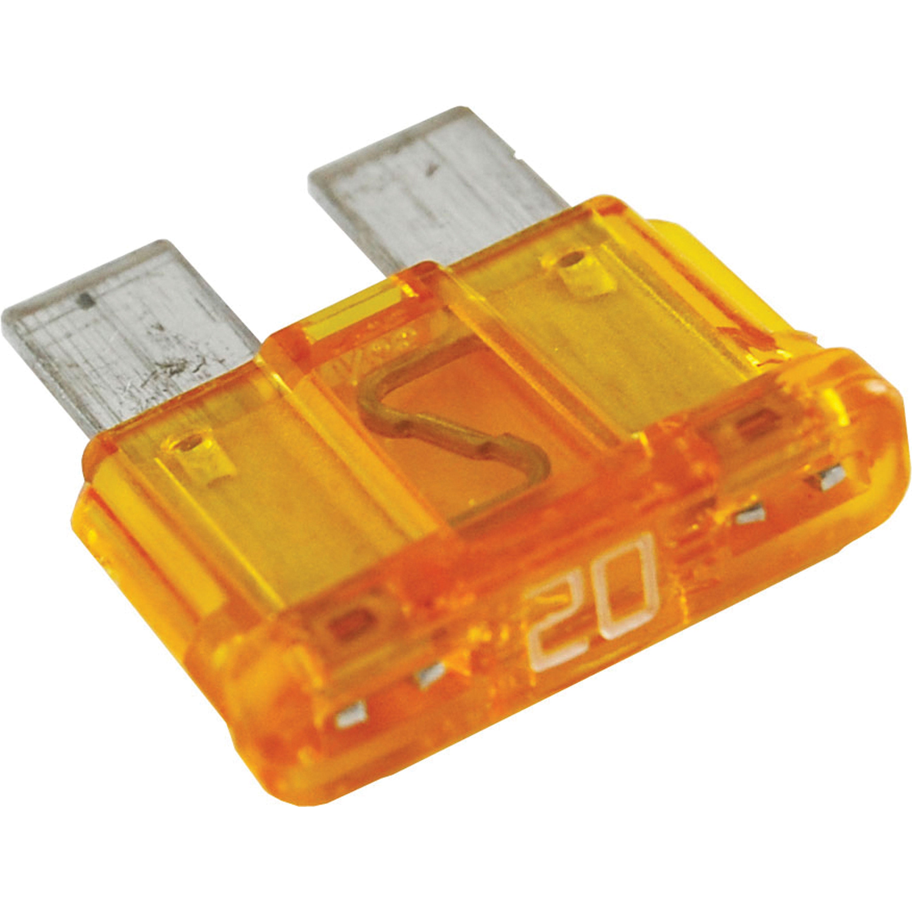 Blue Sea Systems 5243-BSS ATO / ATC Fuse - 20 Amp, Pack of 2