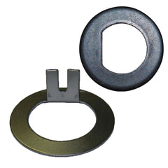 AP Products 014-119335 D-Flat Spindle Washers, Tang Washers and 6 Slot Spindle Nut - 1" Dia., 2 Pack