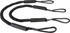 Sea-Dog 306204-1 Bungee Dock Line - Extends 4' to 5.5', Black