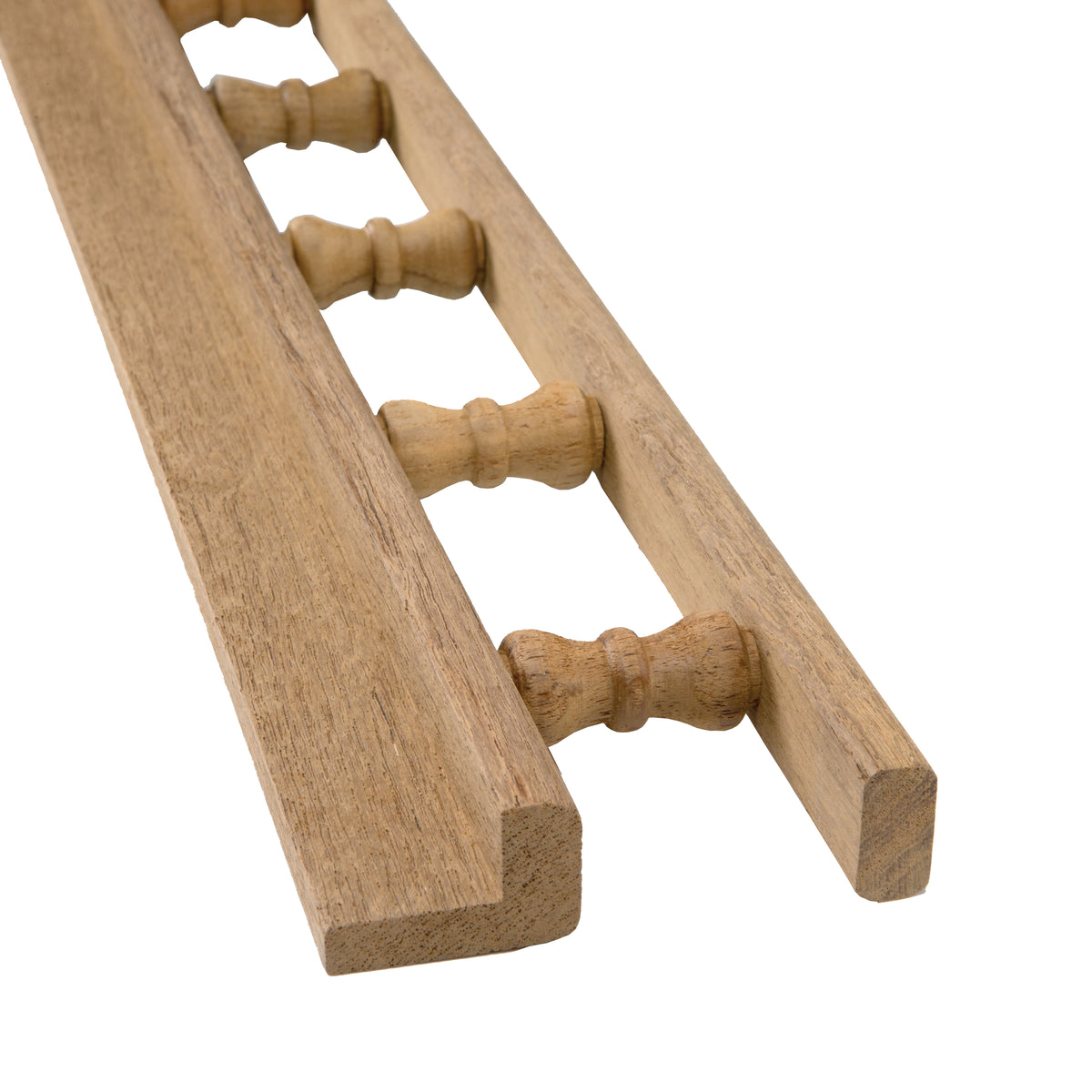 Whitecap 60703 Teak 5' L-Type Pin Rail