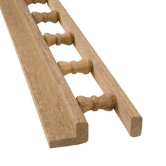 Whitecap 60703 Teak 5' L-Type Pin Rail