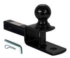 Extreme Max 5001.1379 3-in-1 ATV Ball Mount with 2" Ball - Solid Shank fits 1-1/4" Receivers
