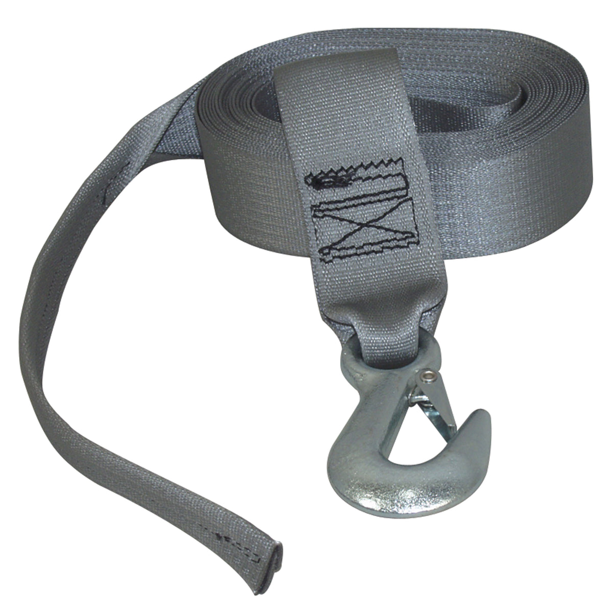 BoatBuckle F07674 Winch Strap - Tail End, 2" x 20'