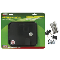 Valterra A10-2150BKVP Medium Square Cable Hatch - Black