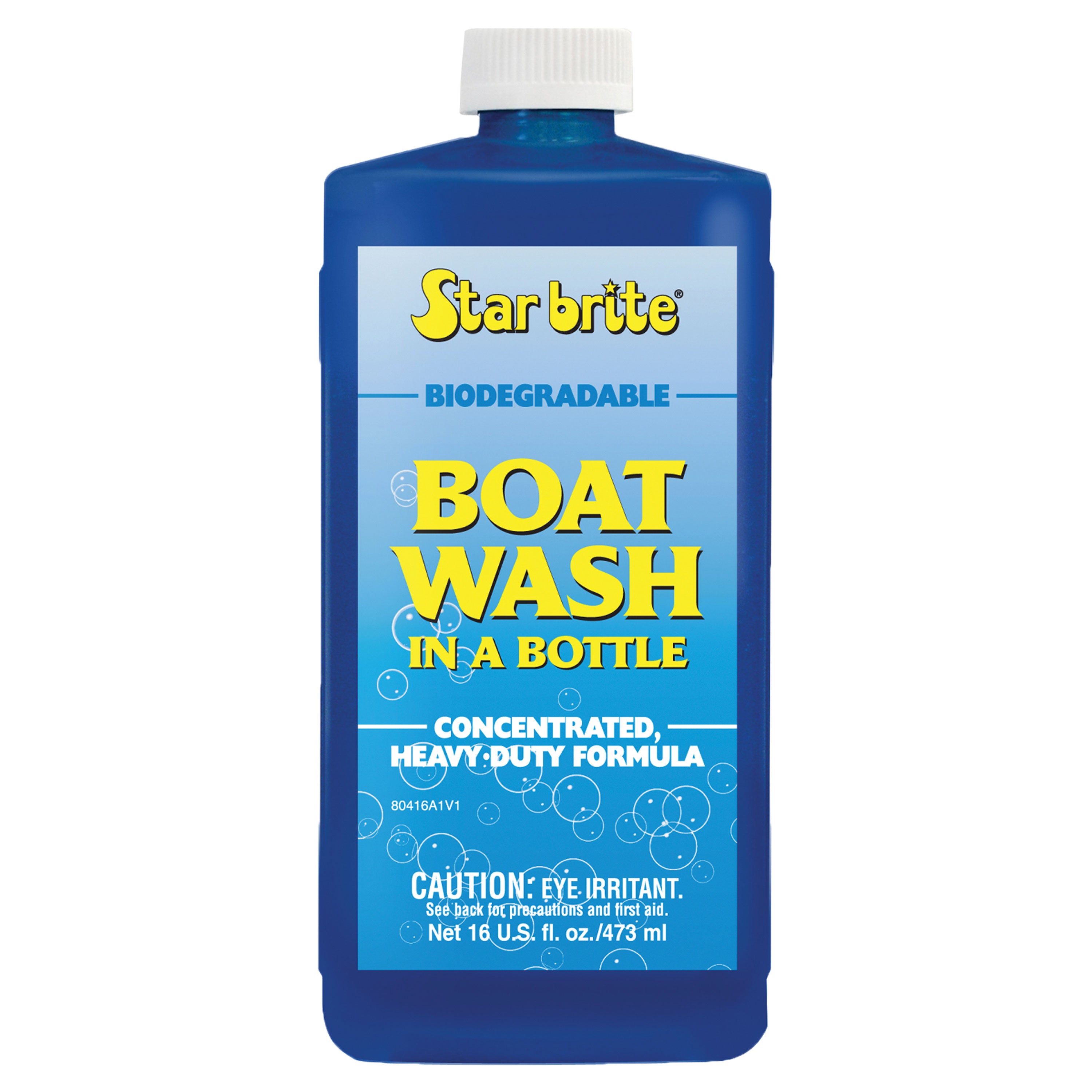 Star brite 080416P Phosphate-Free Sea Safe Boat Wash - Blueberry Scent, 16 oz