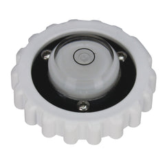Quick Products JQ-RLW Replacement Bubble Level Cap for Electric Tongue Jack - White