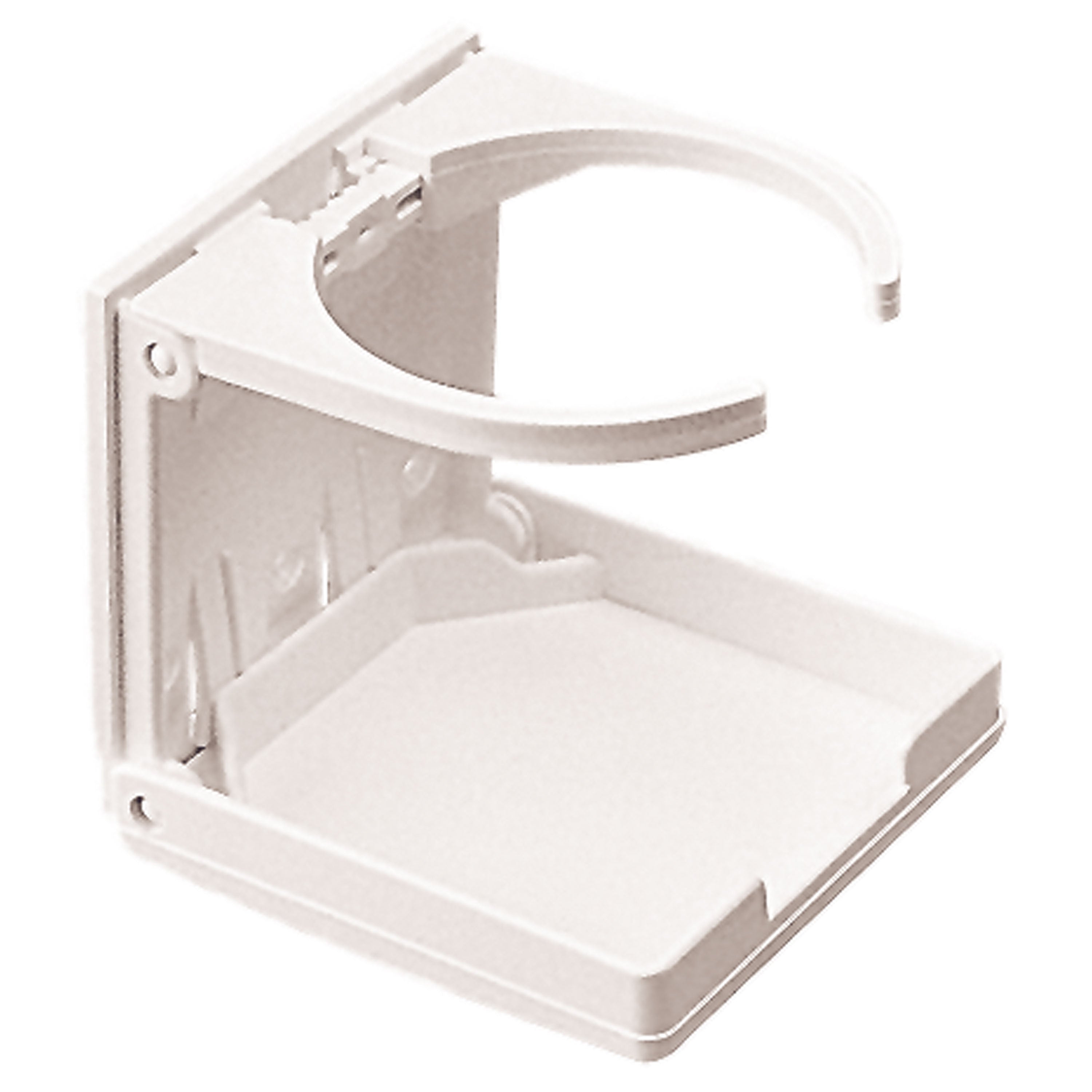 Sea-Dog 588221-1 Adjustable Folding Drink Holder - White