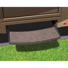 PREST-O-FIT 2-0393 Outrigger Universal RV Step Rug - 22", Castle Gray