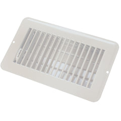 JR Products 02-28965 Dampered Floor Register - 4" x 8", White