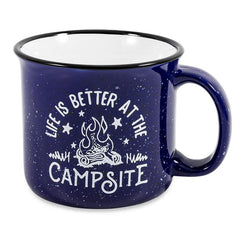 Camco 53387 Ceramic Mug - 14 oz., Campfire Design