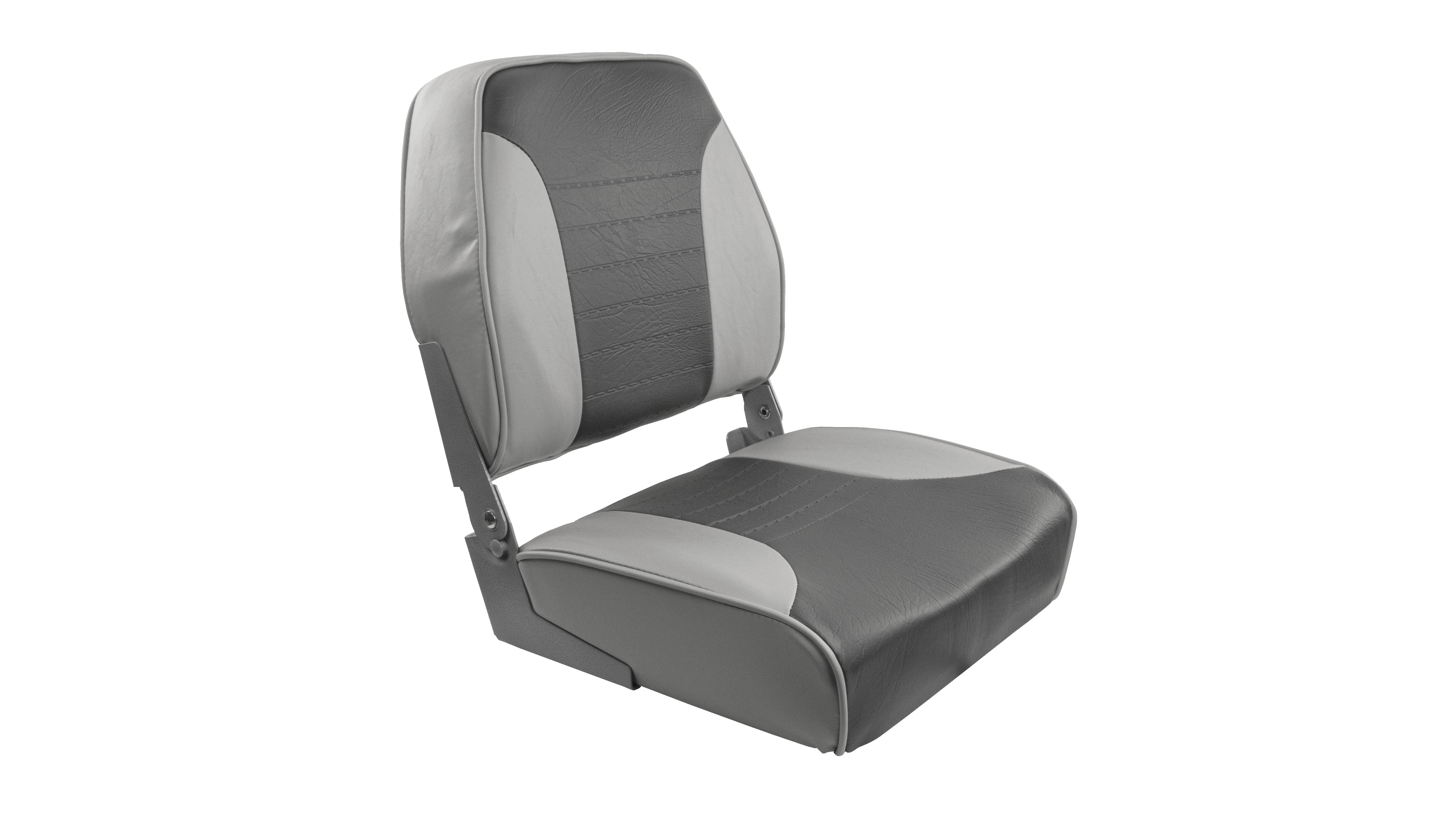 Springfield 1040653 Economy Folding Seat - Gray/Charcoal