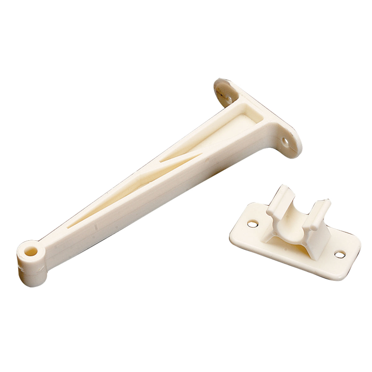 AP Products 013-086 Plastic Door Holdback - 3", Colonial White