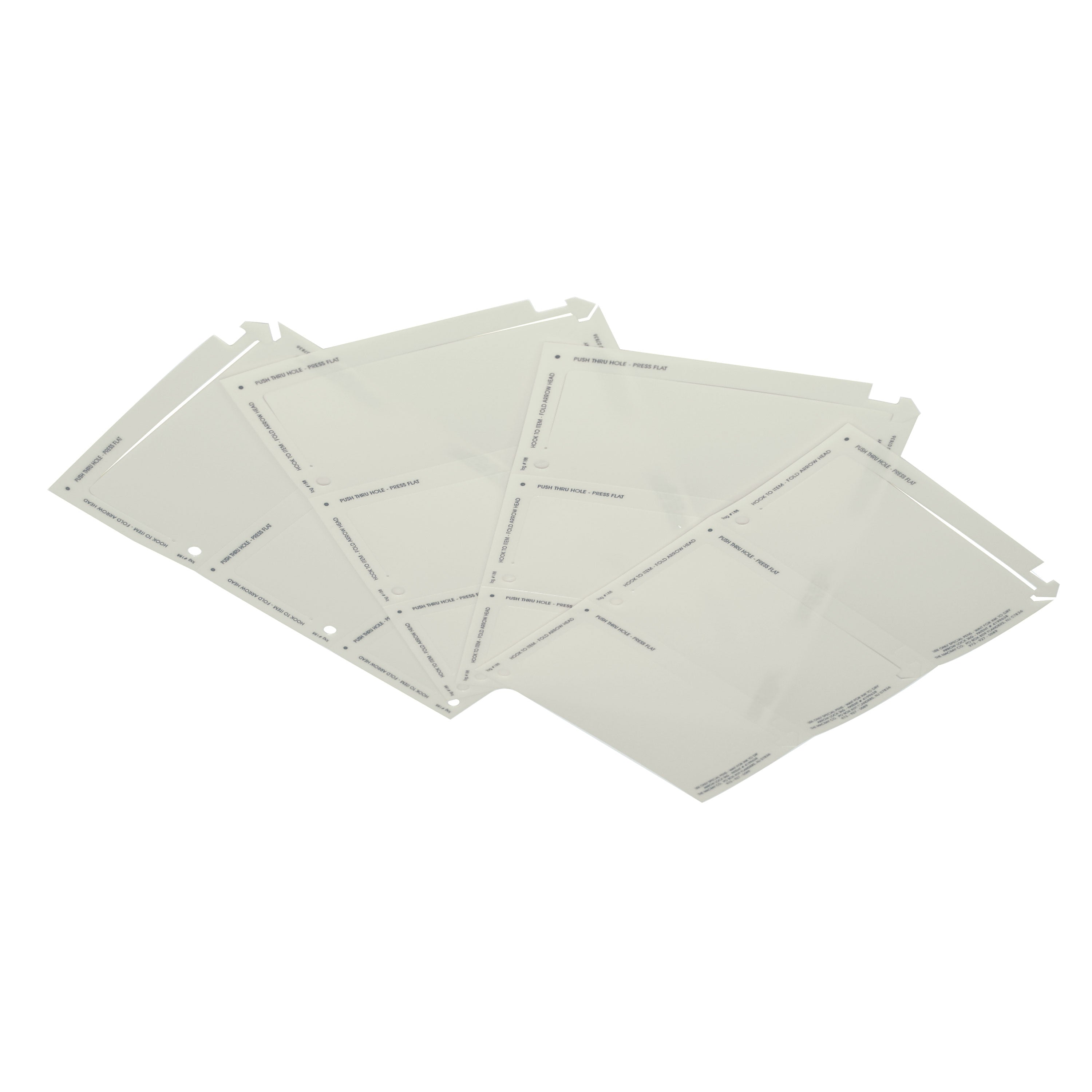 MacRay 188 WHITE Arrow Lock Identification Tags, 150 Pack - White